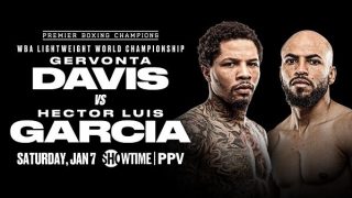 Davis Vs Garcia January 7th 2023