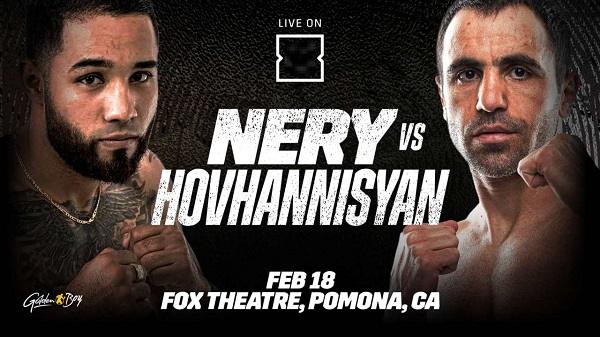 Watch Dazn Boxing NERY VS HOVHANNISYAN 2/18/23 February 18th 2023 Online Full Show Free