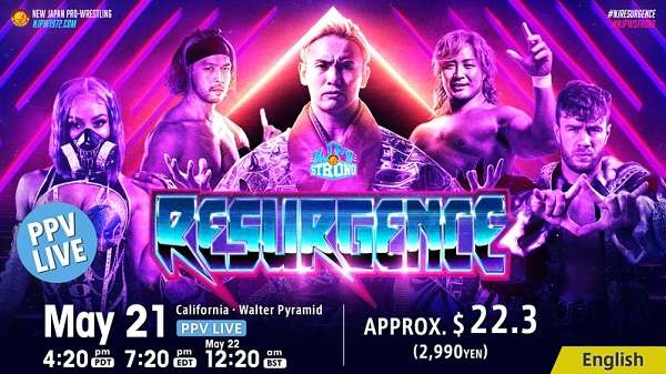 Watch NJPW Resurgence PPV May 21st 2023 5/21/23 May 21st 2023 Online Full Show Free