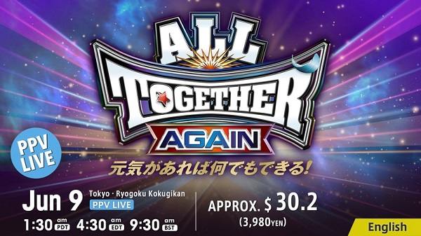 Watch NJPW ALL TOGETHER AGAIN PPV June 9th 2023 Online Full Show Free