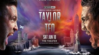 TopRank Boxing Taylor v. Lopez 6/10/23