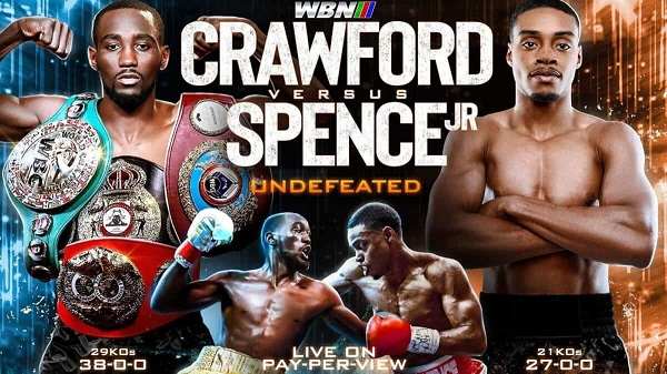 Watch Showtime Boxing PPV Errol Spence Jr. vs. Terence Crawford 7/29/23 29th July 2023 Online Full Show Free