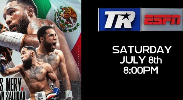 Watch Top Rank Boxing on ESPN: Nery vs. Saludar 7/8/23 8th July 2023 Online Full Show Free