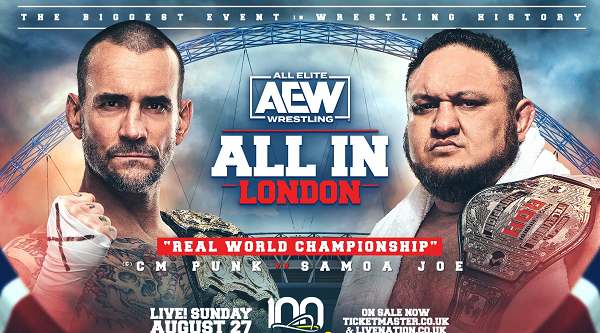 Watch AEW All In London 2023 Live PPV 8/27/23 August 27th 2023 Online Full Show Free