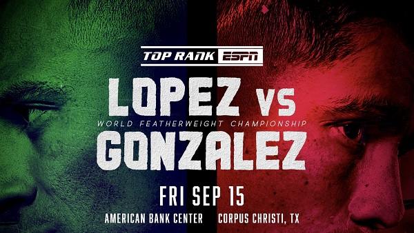 Watch TopRank Boxing On ESPN Lopez vs Gonazalez September 15th 2023 Online Full Show Free