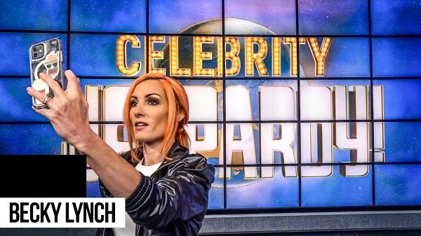 Watch Becky Lynch Celebrity Jeopardy 2023 11/18/23